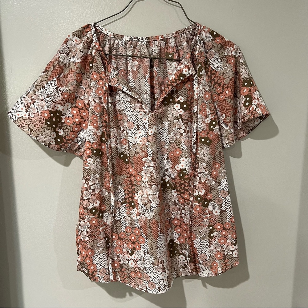 Floral Print Women's Top